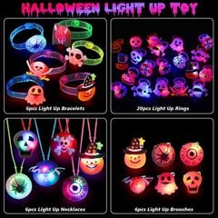 Halloweeni tuled 24-osaline Halloweeni komplekt, LED-valgustid цена и информация | Праздничные декорации | kaup24.ee