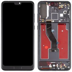 Esialgne Huawei P20 PRO LCD + puuteekraan CLT-L09 / L29 (taastatud) raam must hind ja info | Telefoniosad ja parandamise tööriistad | kaup24.ee