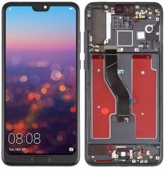 Esialgne Huawei P20 PRO LCD + puuteekraan CLT-L09 / L29 (taastatud) raam must hind ja info | Telefoniosad ja parandamise tööriistad | kaup24.ee