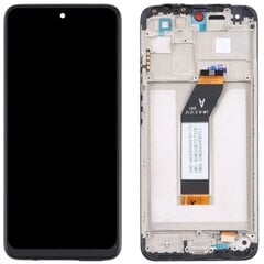 LCD + puuteekraan Xiaomi REDMI 10 PRIME, REDMI 10 (21061119DG, 21061119AG) (taastootmine) Raam must hind ja info | Telefoniosad ja parandamise tööriistad | kaup24.ee