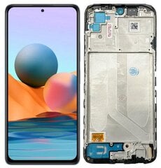 LCD + puuteekraan Xiaomi Redmi Note 10 4G/ Redmi Note 10s (Taastatud) Raam must hind ja info | Telefoniosad ja parandamise tööriistad | kaup24.ee