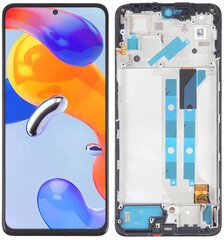 LCD + puutetundlik ekraan Xiaomi Redmi Note 11 Pro 4G / Pro 5G 2022 OLED Frame must hind ja info | Telefoniosad ja parandamise tööriistad | kaup24.ee