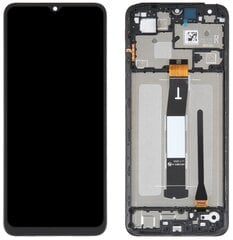 LCD + puuteekraan Xiaomi REDMI 12C (Taastatud) Raam must hind ja info | Telefoniosad ja parandamise tööriistad | kaup24.ee