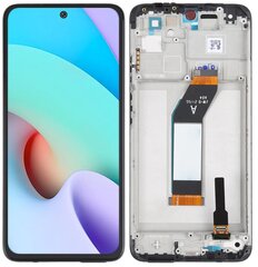 Ehtne Xiaomi Redmi 10 LCD + puuteekraan (Taastatud) Raam must hind ja info | Telefoniosad ja parandamise tööriistad | kaup24.ee