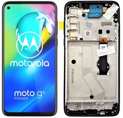 ЖК + сенсорный дисплей Motorola MOTO G8 POWER XT2041 (восстановленный) Рамка черная цена и информация | Запчасти для телефонов и инструменты для их ремонта | kaup24.ee