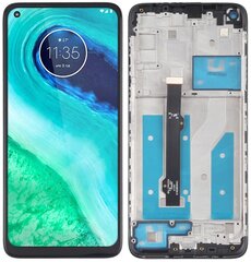 Подлинный Motorola G8 ЖК-дисплей + тачскрин XT2045-1 XT2045-2 (восстановленный) Рамка черная цена и информация | Запчасти для телефонов и инструменты для их ремонта | kaup24.ee