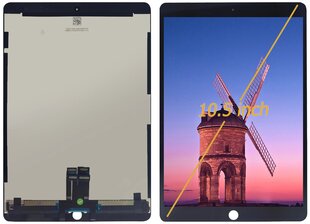 Подлинный ЖК-дисплей + сенсорный экран Apple iPad Pro 10.5 2017 A1701 A1709 (восстановленный) Черный цена и информация | Запчасти для телефонов и инструменты для их ремонта | kaup24.ee