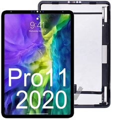 Ehtne LCD- ja puuteekraan iPad Pro 11 Gen 2 2020 A2068 (taastatud) must hind ja info | Telefoniosad ja parandamise tööriistad | kaup24.ee