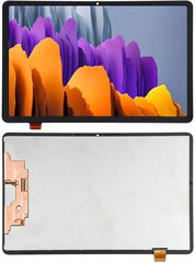 Ehtne LCD + puuteekraan Samsung Galaxy Tab S7 T870 T875 T876 SM-T870 (taastootmine) Must hind ja info | Telefoniosad ja parandamise tööriistad | kaup24.ee