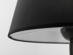 Напольная лампа SHADE LAMP - черный абажур с черной ножкой цена и информация | Торшеры | kaup24.ee