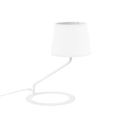 Настольная лампа SHADE LAMP - белый абажур белая ножка белая ножка цена и информация | Настольные лампы | kaup24.ee