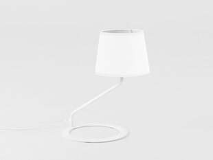 Настольная лампа SHADE LAMP - белый абажур белая ножка белая ножка цена и информация | Настольные лампы | kaup24.ee