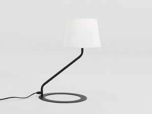 Настольная лампа SHADE LAMP - абажур белый ножка черная цена и информация | Настольные лампы | kaup24.ee