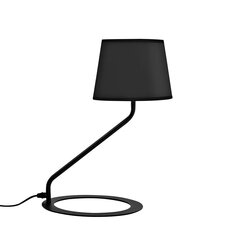 Настольная лампа SHADE LAMP - абажур черный ножка черная цена и информация | Настольные лампы | kaup24.ee