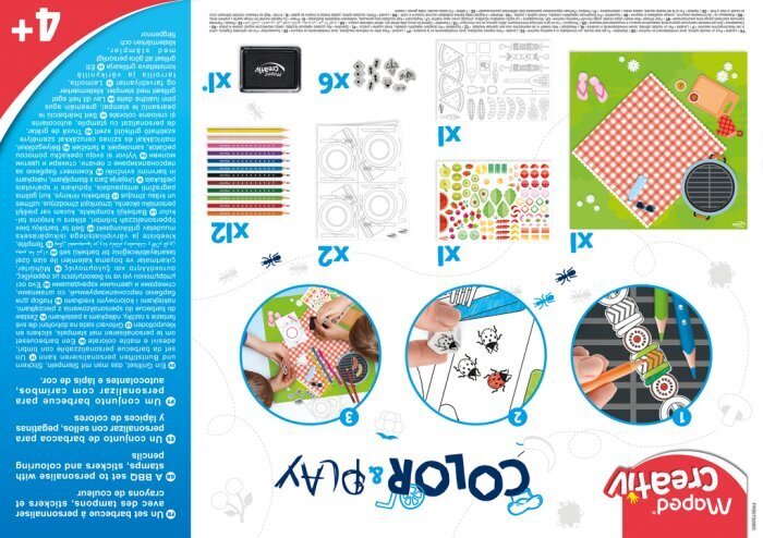 Meisterdamise komplekt Maped Creativ Color&Play Design my Barbecue hind ja info | Arendavad mänguasjad | kaup24.ee