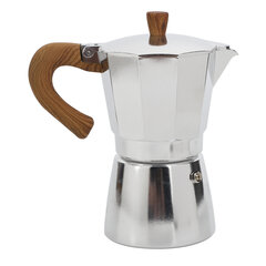 Алюминиевая кофеварка Moka Pot, кофеварка на плите, термостойкая кухонная кофейная чашка для домашнего хозяйства, 6 чашек цена и информация | Кофемашины | kaup24.ee