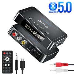 Farrot M8BT transiiveri adapter FM 3 in 1 BT 5.0 teleri jaoks PC lame kõlar autoraadio kodu must hind ja info | USB jagajad, adapterid | kaup24.ee