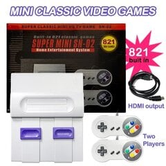 Retro Super Classic Game Mini TV 8-bitine Family TV videomängukonsool Sisseehitatud 660 mänguga pihuarvutiga mängumängija poisi sünnipäevakingitus hind ja info | Mängukonsoolid | kaup24.ee