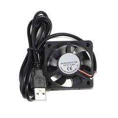 USB ventilaatorid protsessori jahutusradiaator 5 V 2 kontaktiga USB ventilaatorid arvuti korpuse-serveri radiaatori jaoks 50x50 mm vaikne 4500-5500 pööret minutis цена и информация | Аксессуары для компьютерных игр | kaup24.ee