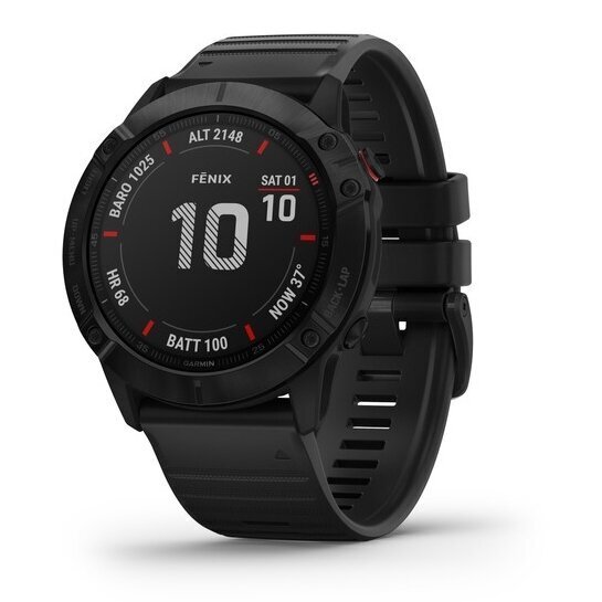 Garmin fenix® 6X Pro Black цена и информация | Nutikellad (smartwatch) | kaup24.ee