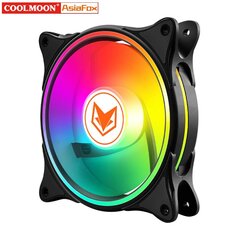 COOLMOON arvutikorpus 120 mm ventilaator 5 V 3 kontaktiga ARGB jahutusventilado 12 V 4 kontaktiga PWM arvuti šassii ventilaatorid Ventilador 12 cm Aura Sync цена и информация | Аксессуары для компьютерных игр | kaup24.ee