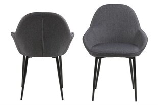 Комплект из 2-х стульев Candis, серого цвета цена и информация | Стулья для кухни и столовой | kaup24.ee