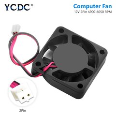 10 tk 12 V miniarvuti ventilaator 40 mm x 10 mm alalisvoolu harjadeta 2 kontaktiga 3 kontaktiga jahutusradiaator Ventilador CPU PC Cooler Master tarvikud цена и информация | Аксессуары для компьютерных игр | kaup24.ee