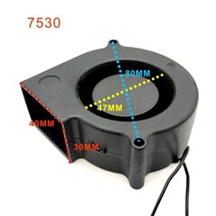 EC harjadeta ventilaator 60mm 70mm 75mm 80mm 92mm 100mm 120mm 140mm 110V-220V aksiaalne jahutusventilaator цена и информация | Аксессуары для компьютерных игр | kaup24.ee