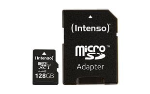 Intenso Micro SDXC UHS-I 256GB (+ SD-adapter) hind ja info | Mobiiltelefonide mälukaardid | kaup24.ee
