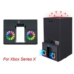 Mängukonsooli väline jahutusventilaator Xbox Series X Host Colorful Lights jahutusradiaatori jahutusventilaator Xbox Series S mängutarvikute jaoks hind ja info | Mängukonsoolide lisatarvikud | kaup24.ee