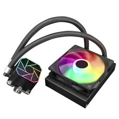 AIO CPU vedelikjahuti kõik-ühes vedelikjahutussüsteem vaigistatud 120 mm PWM ARGB vesijahuti jahuti LGA115X/1200/1700 jaoks цена и информация | Аксессуары для компьютерных игр | kaup24.ee