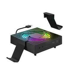 Xbox Series X XSX konsooli jahutusventilaator RGB valgusrežiimid Ventilaatori jahutussüsteem 2 eemaldatava konksuga kiire ülemine jahuti ventilaator hind ja info | Mängukonsoolide lisatarvikud | kaup24.ee