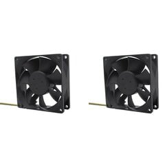 2X 24V 80Mm 8Cm jahutusventilaator 80X80X25 mm 8025 arvutikorpuse ventilaator DIY ruuter GPU CPU jahutusventilaator hind ja info | Mängukonsoolide lisatarvikud | kaup24.ee