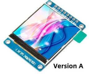 IPS 1,54-tolline 12PIN SPI HD TFT LCD ekraan ST7789 Drive IC 240(RGB)*240 цена и информация | Аксессуары для компьютерных игр | kaup24.ee