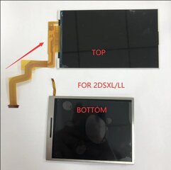 Ülemine ülemine või alumine alumine LCD ekraan Nintendo DS Lite jaoks NDSL jaoks ndsi jaoks 3DS jaoks Uus 3DS XL LL 2DS XL jaoks lüliti jaoks hind ja info | Mängukonsoolide lisatarvikud | kaup24.ee