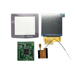 Uued 2,6-tollised IPS LCD-ekraanide komplektid GBC-ekraanile koos piksli 4-punktist kuni 1-punktilise piksliga LCD-ekraaniga Nintendo Gameboy Color jaoks цена и информация | Аксессуары для компьютерных игр | kaup24.ee