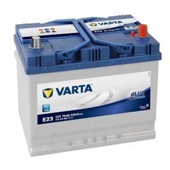 Аккумулятор Varta Blue Dynamic E23 12В 70Ач 630А цена и информация | Varta Компьютерная техника | kaup24.ee