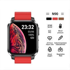 North Edge N90 1,7-tolline Ips-ekraan Smart Watch tugi Ppg + Ecg цена и информация | Часы | kaup24.ee