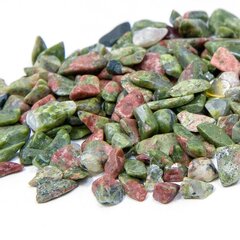 Naturaalne Unakite, Puru, Ilma Auguta, 2-8x2-4mm, 800tk/50g hind ja info | Ehete valmistamine, helmestamine | kaup24.ee