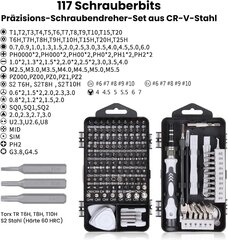 138 in 1 Mini magnetiline täppismehaaniline kruvikeeraja komplekt hind ja info | Dušialused | kaup24.ee