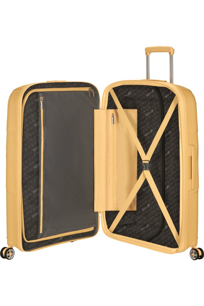 Suur kohver American Tourister Starvibe Metallic Banana, L, kollane hind ja info | Kohvrid, reisikotid | kaup24.ee