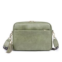 Crossbody kott Naiste kott Õlakott Naiste väike laia rihmaga õlakott цена и информация | Женские сумки | kaup24.ee