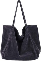 Velvetist naiste kott suur õlakott Cord Shopper naiste õlakott, mis on valmistatud velvetist kotist цена и информация | Женские сумки | kaup24.ee