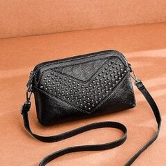 Naiste õlakotid Mini Square Naiste Crossbody kott naistele Moodne neet õlakott Retro Fe hind ja info | Naiste käekotid | kaup24.ee