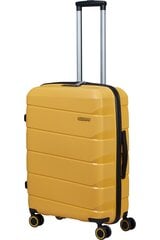 American Tourister средний чемодан Air Move Spinner 66/24, желтый цена и информация | Чемоданы, дорожные сумки | kaup24.ee