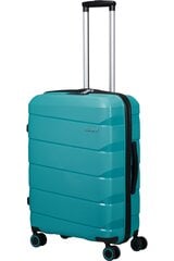 American Tourister средний чемодан Air Move Spinner Teal 66/24, синий цена и информация | Чемоданы, дорожные сумки | kaup24.ee