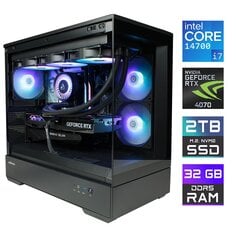 Компьютер MonsterX i7 14700 32GB 2TB NVME RTX4070 цена и информация | Стационарные компьютеры | kaup24.ee