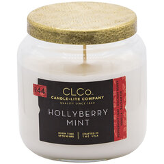 Candle-Lite lõhnaküünal korgiga Hollyberry Mint, 396 g hind ja info | Küünlad, küünlajalad | kaup24.ee