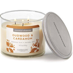 Candle-Lite ароматическая свеча с крышечкой Oudwood & Cardamom, 418 г цена и информация | Подсвечники, свечи | kaup24.ee