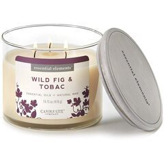 Candle-Lite ароматическая свеча с крышечкой Wild Fig & Tobac, 418 г цена и информация | Подсвечники, свечи | kaup24.ee